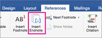 view footnotes in microsoft word for mac not working